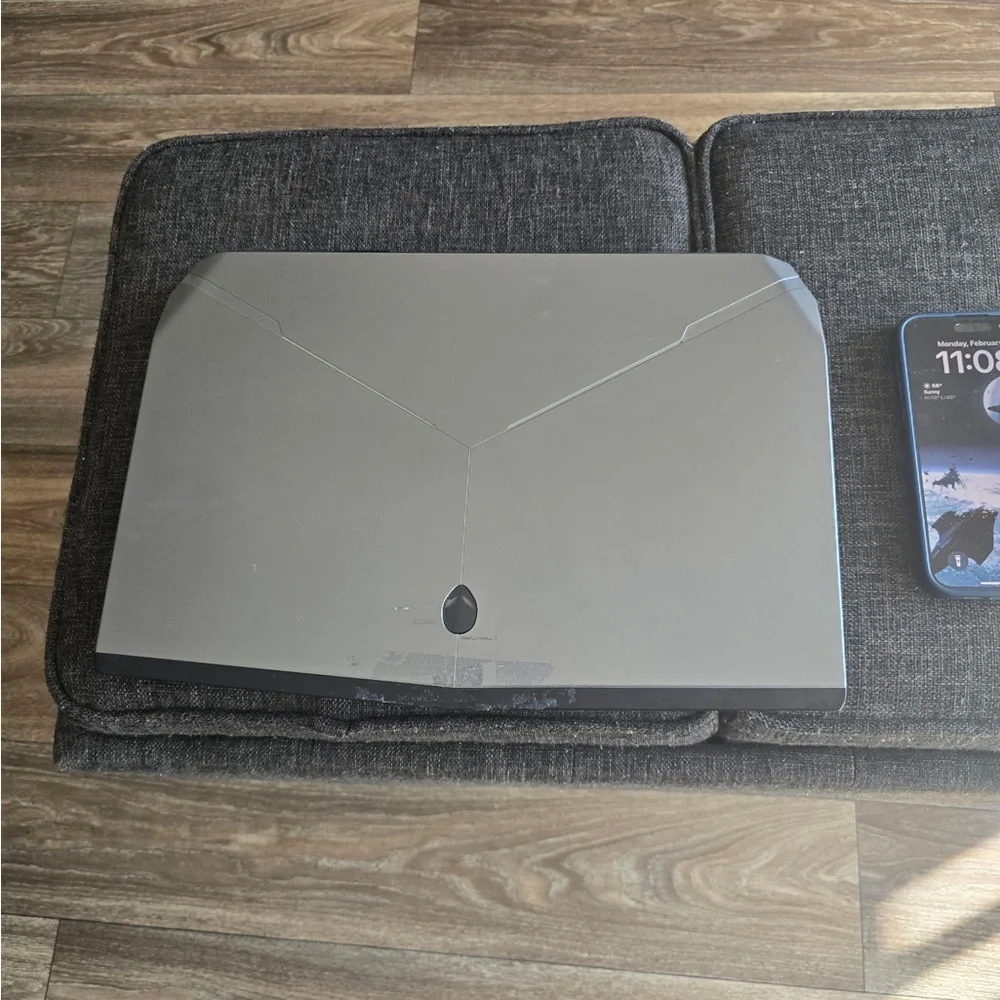 Iphone 14 Pro Max With TikTok download and Alienware laptop